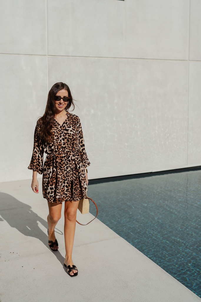 SC Printed Dress Leopard