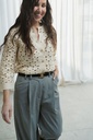 Hatty 3/4 Crochet Cardigan Birch
