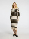 Fina Knit Stripe Dress Birch