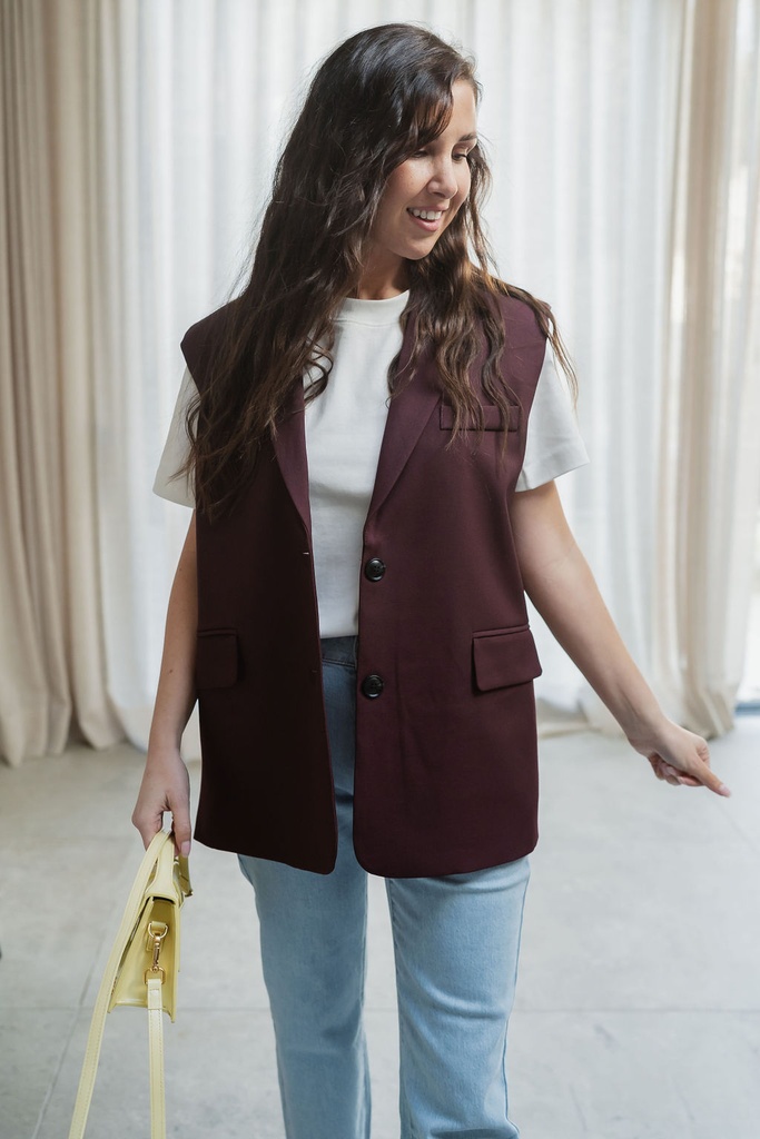 Emmi Vest NS Burgundy