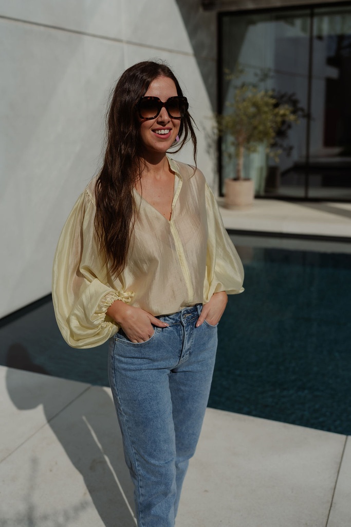 Shirt Jana Pastel Yellow