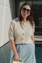 Cardigan SS Cadiz Off White