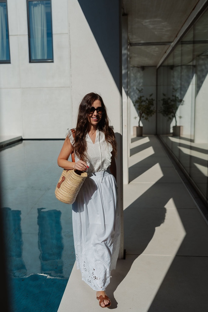 Top Luma Star White
