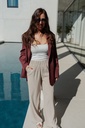 Emmi Blazer Light Burgundy