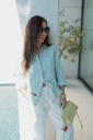Shirt Polly Striped Green
