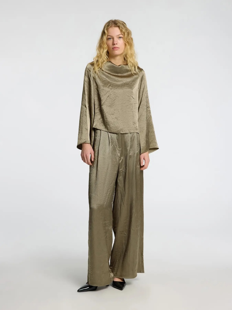 Wide Pant Selene Vetiver