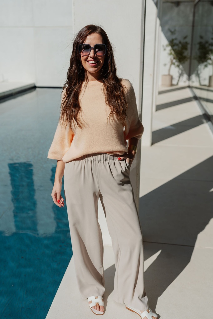 Summer Knit Soft Peach