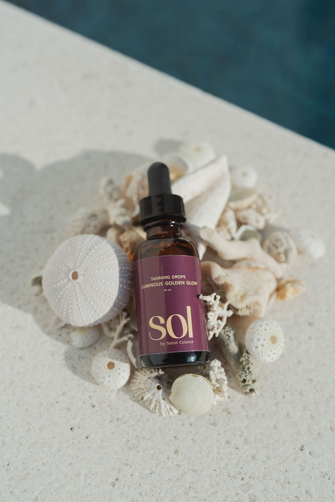 Sol tanning drops