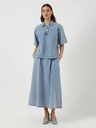 Shirt Cotma Denim Light Blue