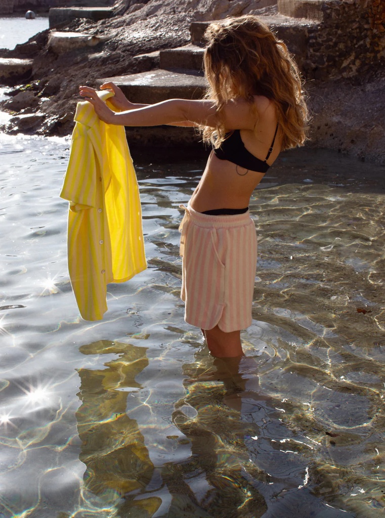 Naram Gym Shorts Tropical & Cream