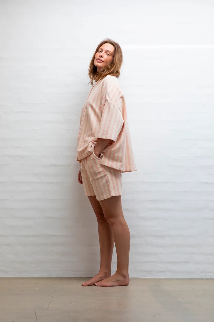 Naram Oversized Shirt Tropical & Cream