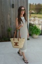 Dress Esther Knit Contrast Birch