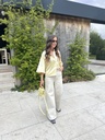 SC Wide Leg Jeans Beige