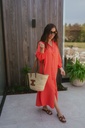 Tetra Shirt Dress Liv Coral