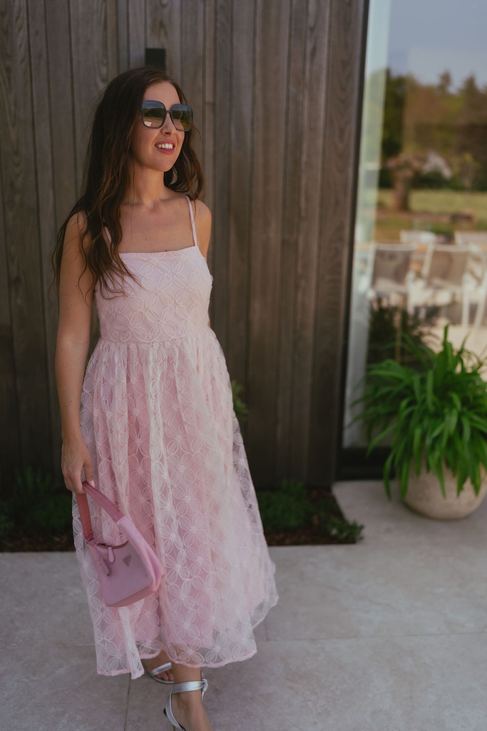 Strap Dress Ista Coral Blush