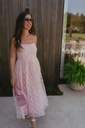 Strap Dress Ista Coral Blush