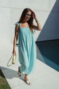 Strap Dress Aqua