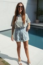 Denim Short High Waist Light Blue