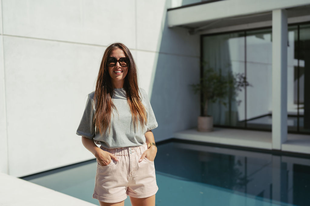 Denim Short Vieux Rose