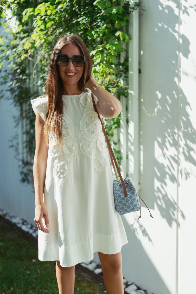 Dress Sacu Star White