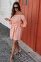 Off Shoulder Dress Emma Peach