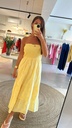 Smock Dress Broderie Pastel Yellow