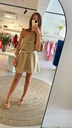 One Shoulder Dress Mocca