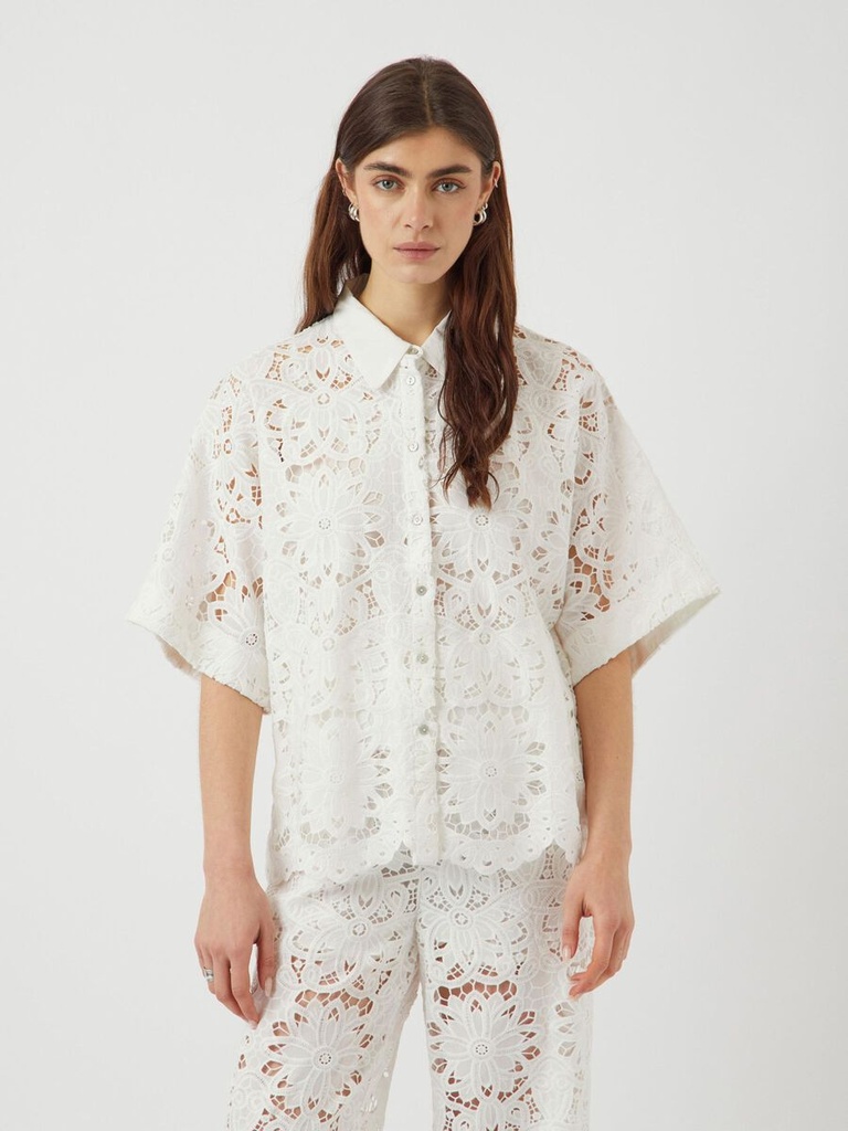 Shirt Milvo 2/4 Star White