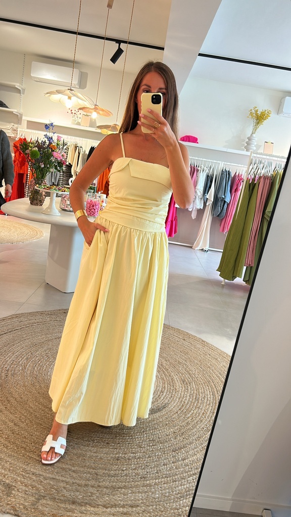 Dress Donna Pastel Yellow