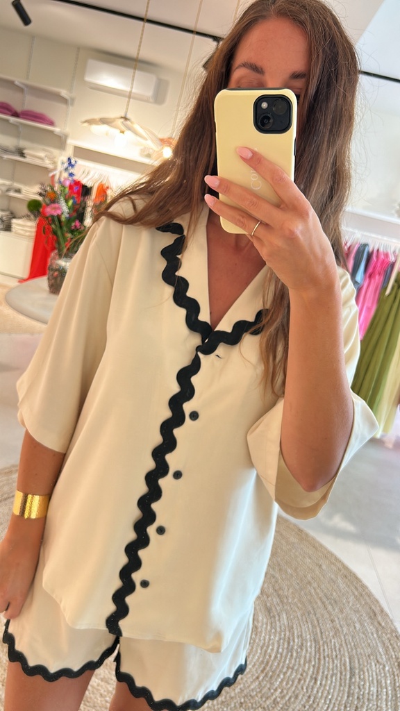 Shirt Janett Banana Crepe