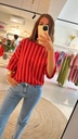 Sweatshirt Striped Red