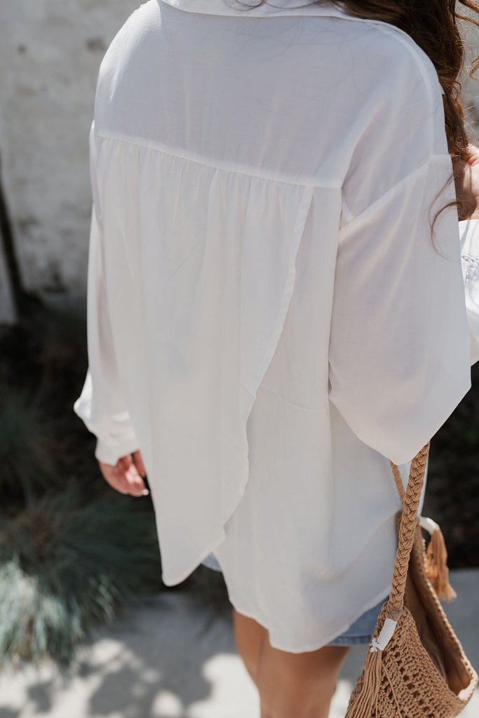 Blouse Silky White