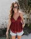 Strap Top Bea Burgundy