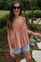 Strap Top Leonce Vieux Rose