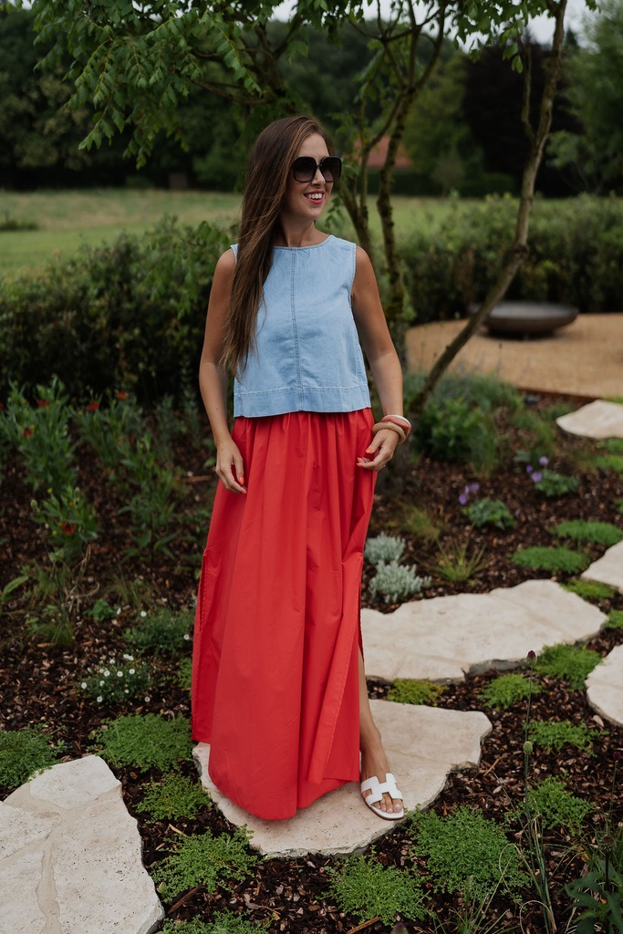 Long Skirt Louise Red