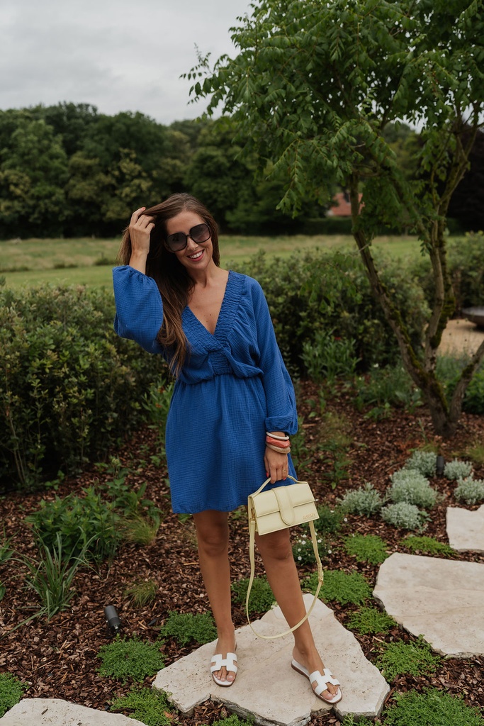 Short Tetra Dress Cobalt