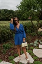 Short Tetra Dress Cobalt