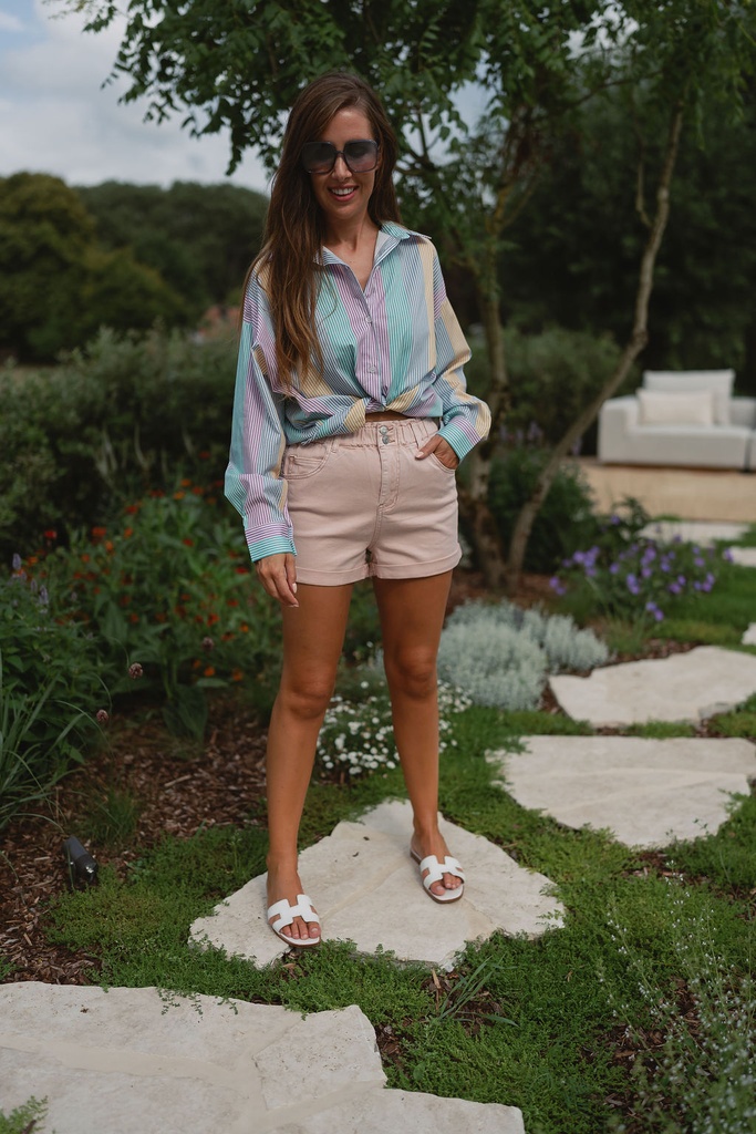 Striped Blouse Pastel