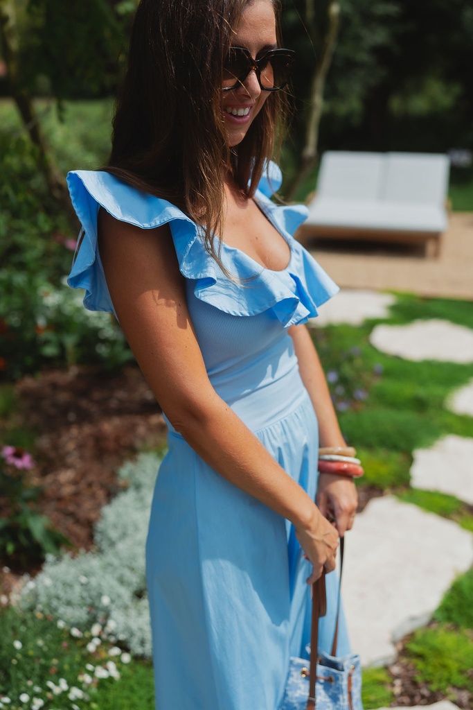 Spanish Dress Light Blue