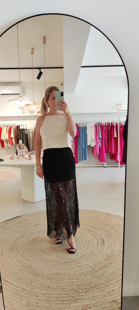 Lace Skirt Kinya Black