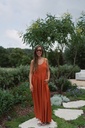 Maxi Strap Jumpsuit Terracotta
