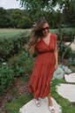 Maxi dress Terracotta
