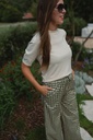 Vichy pants green