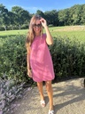 Denim dress rosé