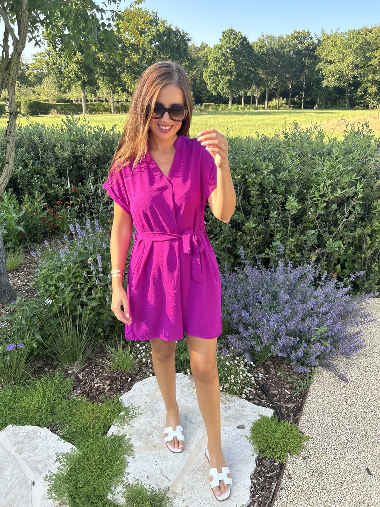 Nomi Dress Short Berry