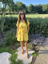 Nomi Dress Short Yellow