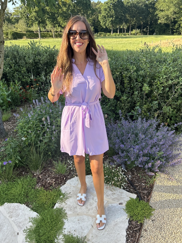 Nomi Dress Short Lila