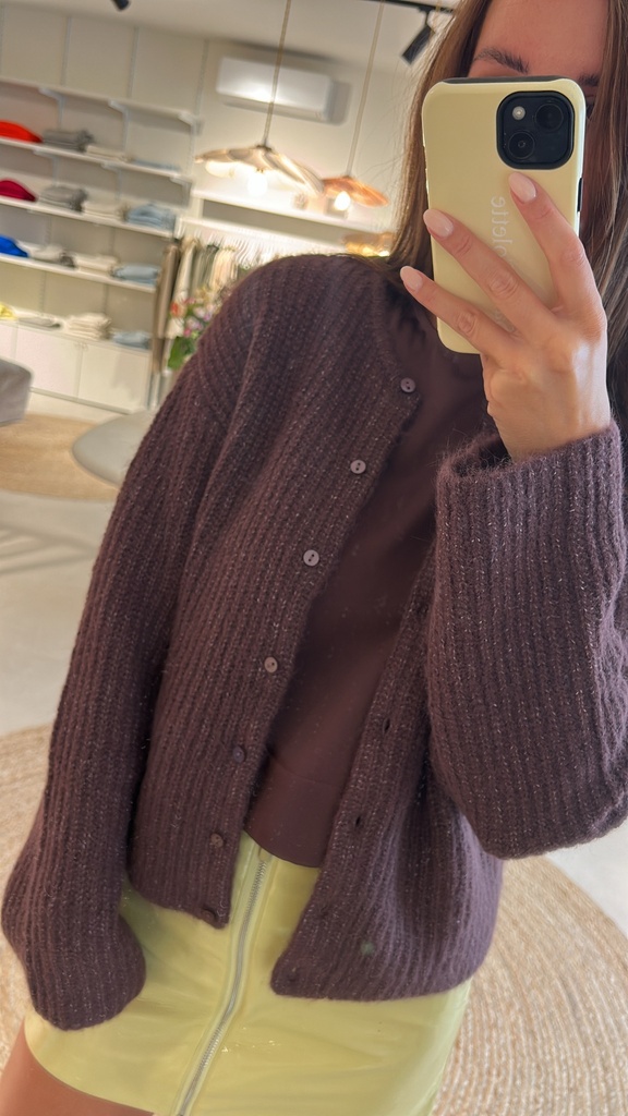Iliana Cardigan Huckleberry