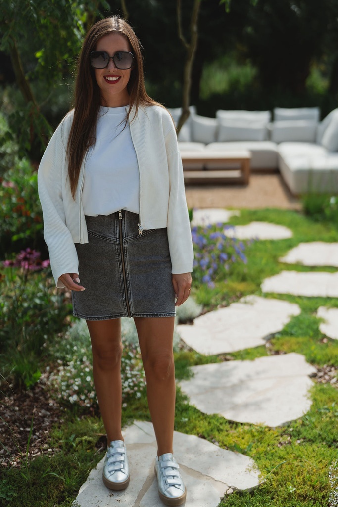 Llleana Cardigan white