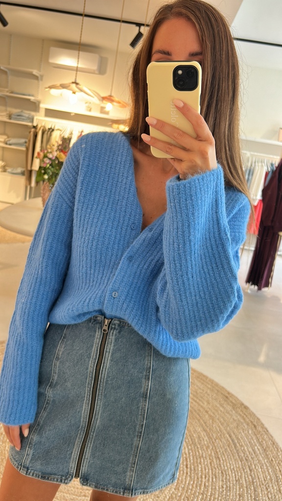 Seetha Denim Skirt Blue